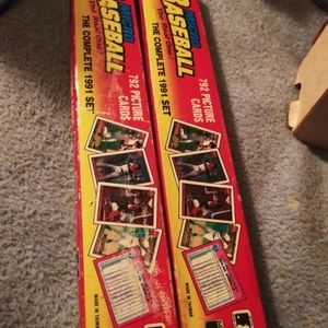2 1991 Topps Micro Baseball sets